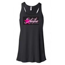 8800Y Bella Youth Flowy Black Tank. 