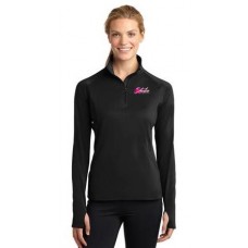 Sport-Tek® Ladies Sport-Wick® Stretch 1/2-Zip Pullover. LST850