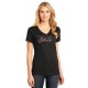 District Made® - Ladies Perfect Weight® V-Neck Tee. DM1170L