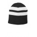 Port & Company Fleece-Lined Striped Beanie Cap. C922