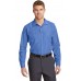 Red Kap® Long Size  Long Sleeve Striped Industrial Work Shirt. CS10LONG