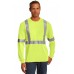 CornerStone® ANSI 107 Class 2 Long Sleeve Safety T-Shirt. CS401LS