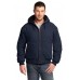 CornerStone® Washed Duck Cloth Insulated Hooded Work Jacket. CSJ41