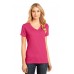 District® - Women's Perfect Weight® V-Neck Tee. DM1170L
