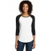 District Women's Fitted Very Important Tee 3/4-Sleeve Raglan. DT6211