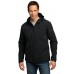 Port Authority Textured Hooded Soft Shell Jacket. J706