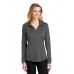 Port Authority  Ladies Silk Touch   Performance Long Sleeve Polo. L540LS