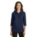 Port Authority® Ladies Silk Touch™ 3/4-Sleeve Polo. L562