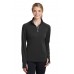 Sport-Tek® Ladies Sport-Wick® Textured 1/4-Zip Pullover.  LST860