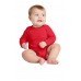 Rabbit Skins Infant Long Sleeve Baby Rib Bodysuit. RS4411