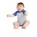 Rabbit Skins Infant Baseball Fine Jersey Bodysuit. RS4430