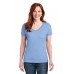 Hanes® Ladies Perfect-T Cotton V-Neck T-Shirt. S04V