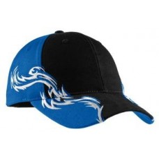 Port Authority Colorblock Racing Cap with Flames.  C859