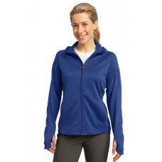 Sport-Tek® Ladies Tech Fleece Full-Zip Hooded Jacket. L248