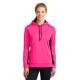 Sport-Tek® Ladies Sport-Wick® Fleece Colorblock Hooded Pullover. LST235