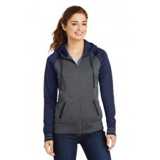 Sport-Tek® Ladies Sport-Wick® Varsity Fleece Full-Zip Hooded Jacket. LST236