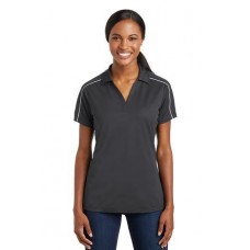 Sport-Tek® Ladies Micropique Sport-Wick® Piped Polo. LST653