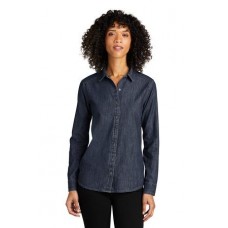 Port Authority® Ladies Long Sleeve Perfect Denim Shirt LW676