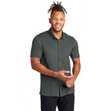 Mercer+Mettle™ Stretch Pique Full-Button Polo MM1006