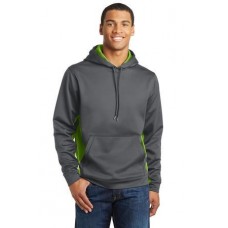 Sport-Tek® Sport-Wick® CamoHex Fleece Colorblock Hooded Pullover. ST239