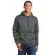 Sport-Tek® Sport-Wick® CamoHex Fleece Colorblock Hooded Pullover. ST239