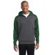 Sport-Tek®  Tech Fleece Colorblock 1/4-Zip Hooded Sweatshirt. ST249